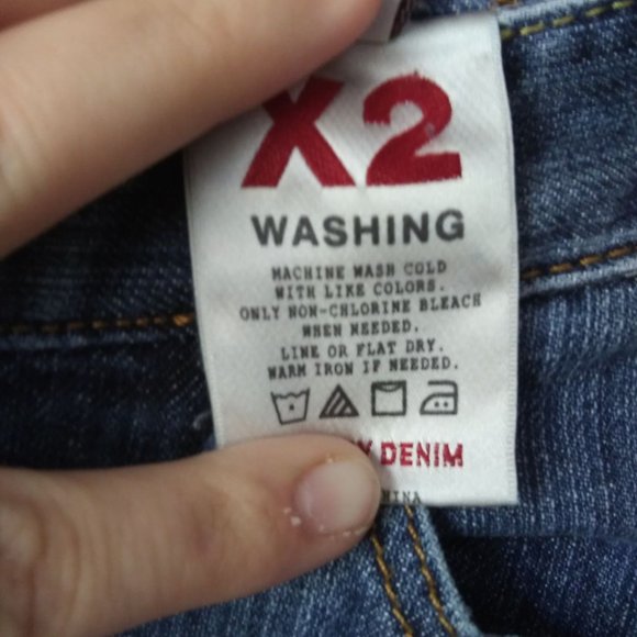 X2 blue jean  capris with pockets size 4 - Picture 5 of 8